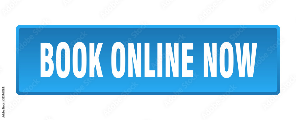 book online now button. book online now square blue push button book online now button. book online now square blue push button