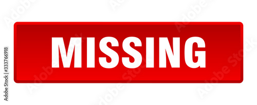 missing button. missing square red push button