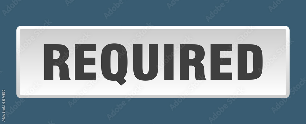 required button. required square white push button required button. required square white push button