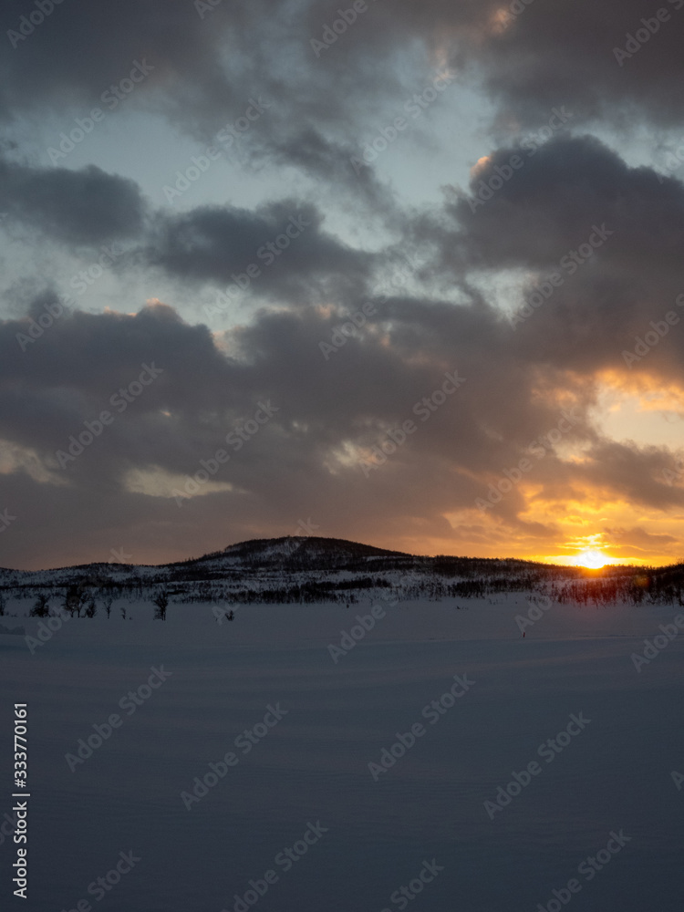 Landschaft in Troms og Finnmark, Alta, Norwegen