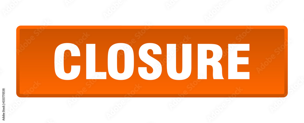 closure button. closure square orange push button closure button. closure square orange push button
