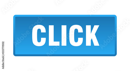 click button. click square blue push button