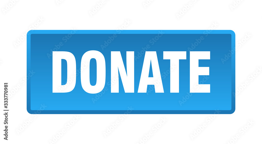 donate button. donate square blue push button donate button. donate square blue push button