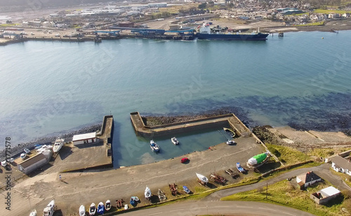 Islandmagee Boat Club and Harbour Antrim Northern Ireland photo