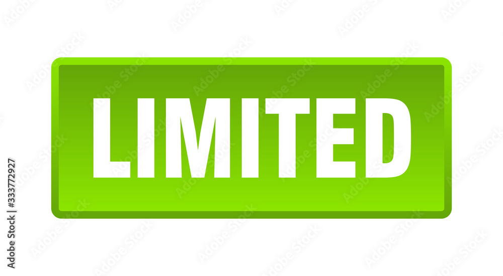 limited button. limited square green push button limited button. limited square green push button