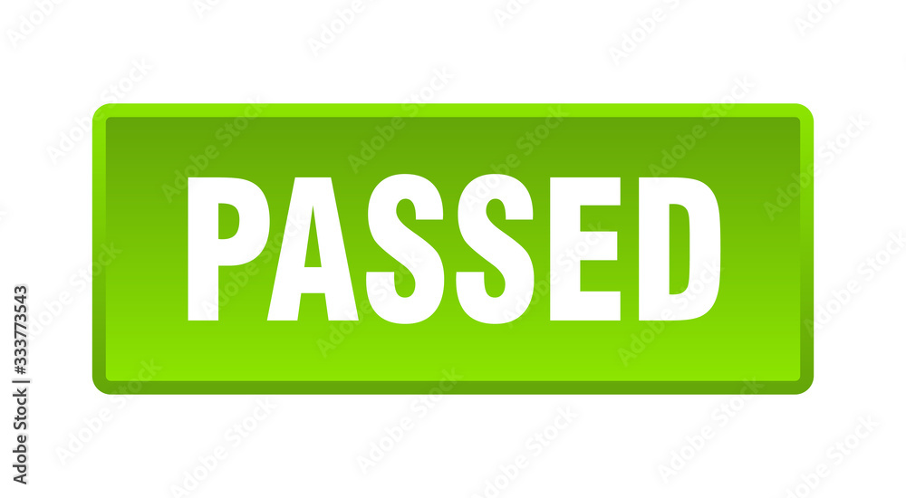 passed button. passed square green push button passed button. passed square green push button