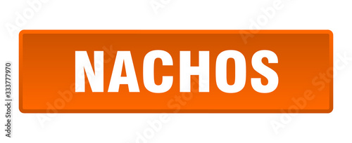 nachos button. nachos square orange push button