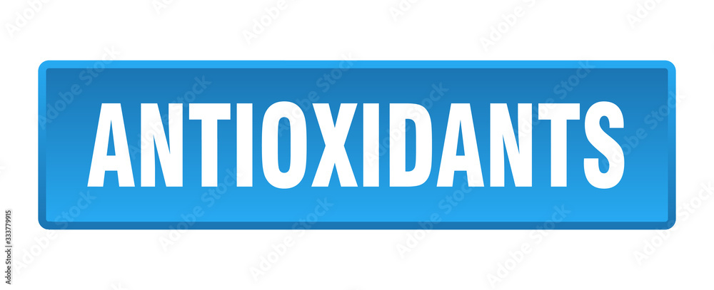 antioxidants button. antioxidants square blue push button antioxidants button. antioxidants square blue push button