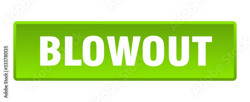 blowout button. blowout square green push button