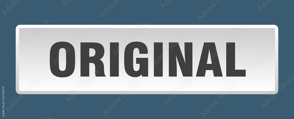 original button. original square white push button original button. original square white push button