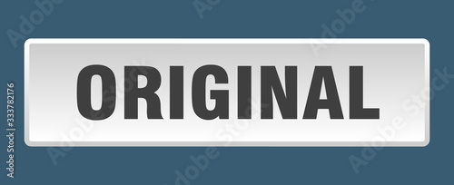 original button. original square white push button