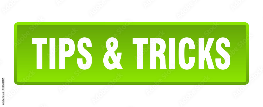 tips & tricks button. tips & tricks square green push button tips & tricks button. tips & tricks square green push button