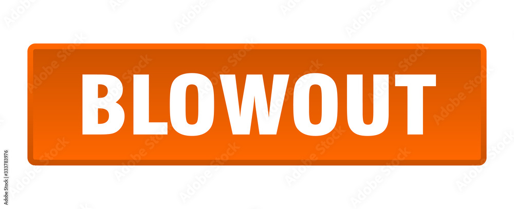 blowout button. blowout square orange push button blowout button. blowout square orange push button
