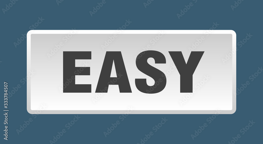 easy button. easy square white push button easy button. easy square white push button