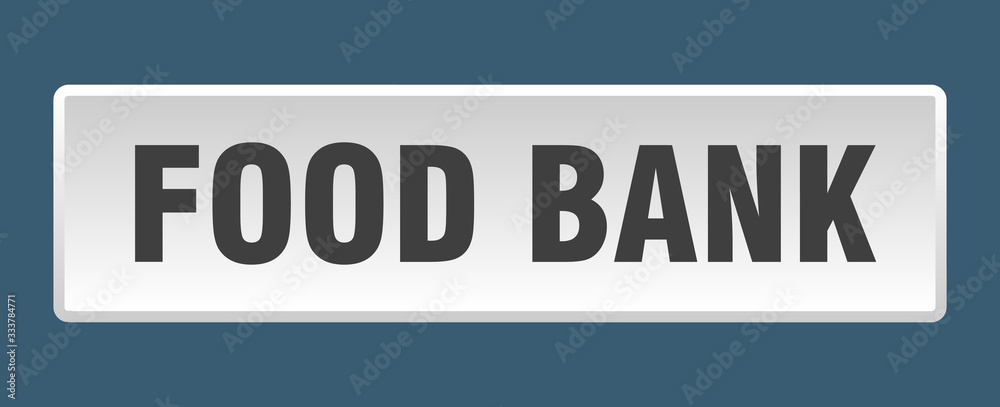 food bank button. food bank square white push button food bank button. food bank square white push button