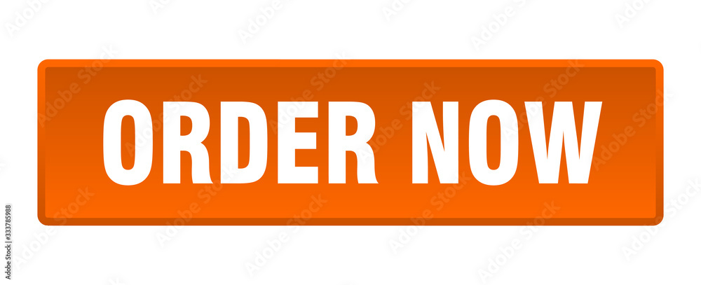 order now button. order now square orange push button order now button. order now square orange push button