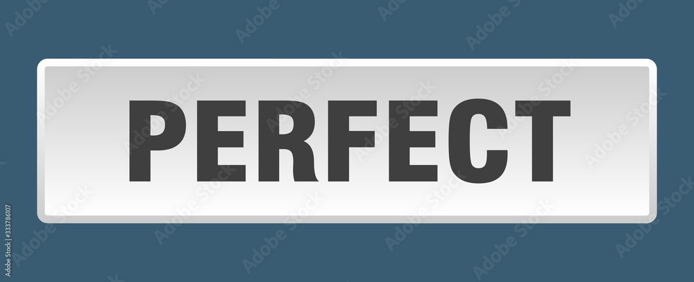 perfect button. perfect square white push button perfect button. perfect square white push button
