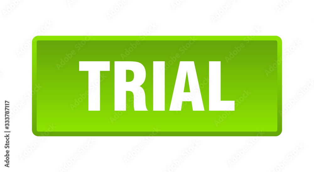 trial button. trial square green push button trial button. trial square green push button