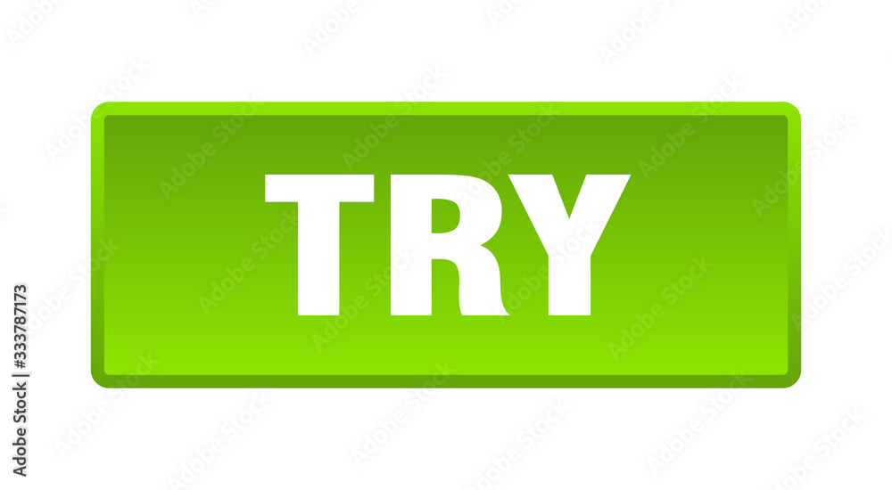 try button. try square green push button try button. try square green push button
