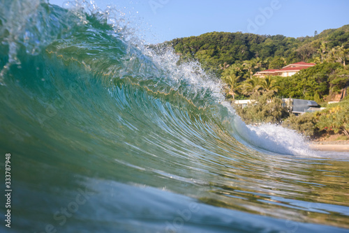 Photographie Splashing waves, Byron Bay Australia