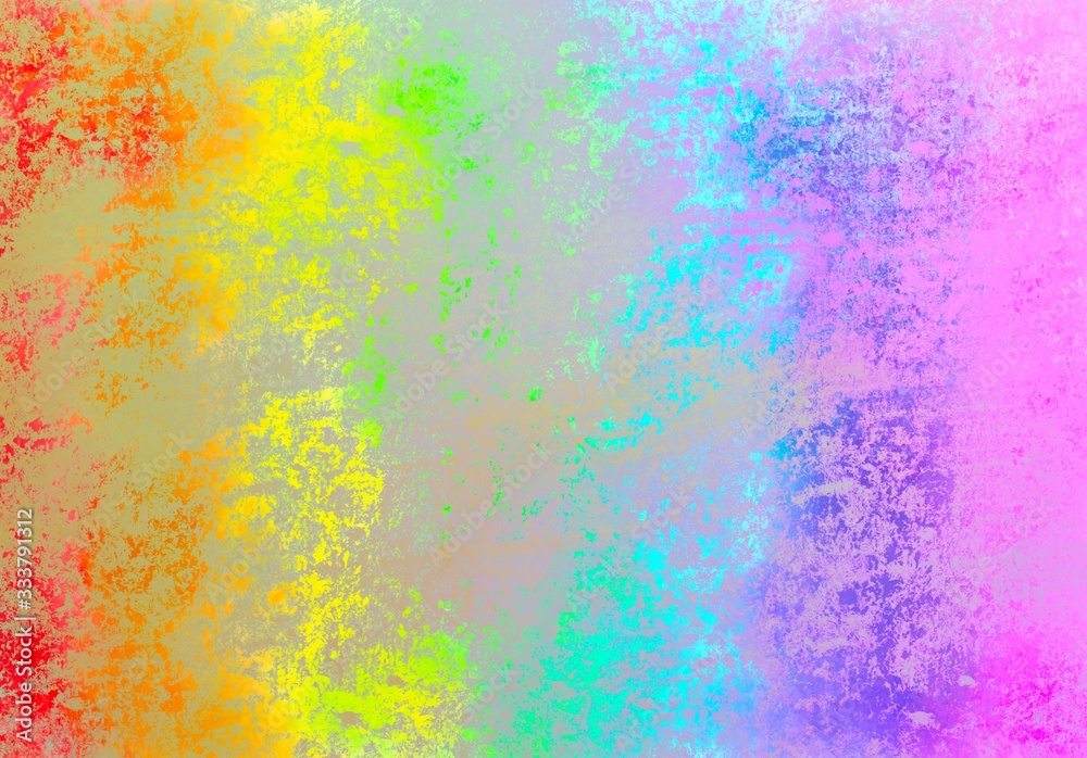 Rainbow abstract background with all colors