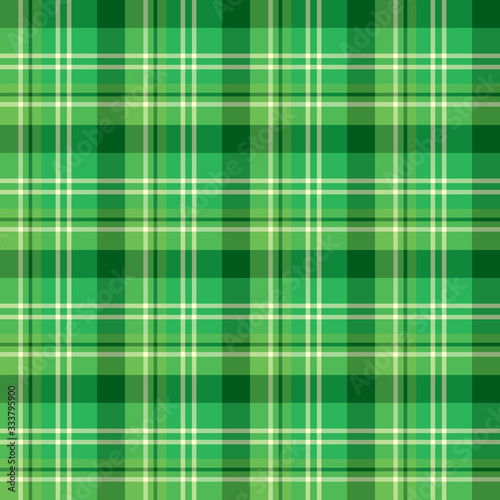 Seamless pattern in fascinating light and dark green colors for plaid, fabric, textile, clothes, tablecloth and other things. Vector image.