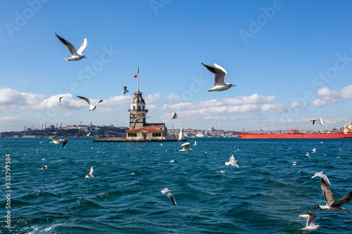 Maiden Tower  Kiz Kulesi  Istanbul   Turkey