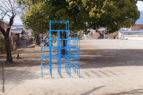 Fototapeta Naklejka Na Ścianę i Meble -  jungle gym climbing frame joy