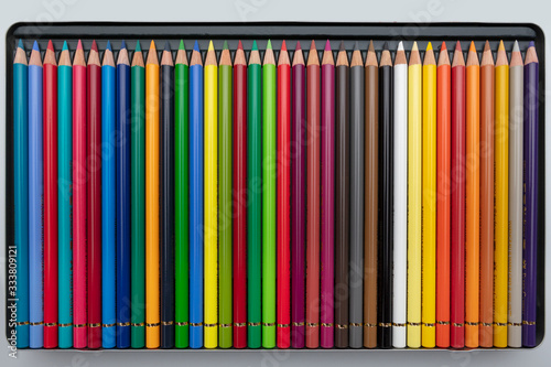 Εκτύπωση καμβά Crayons de couleur