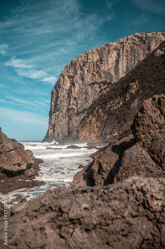 Big cliff on the coast. © AlainRioBilbao