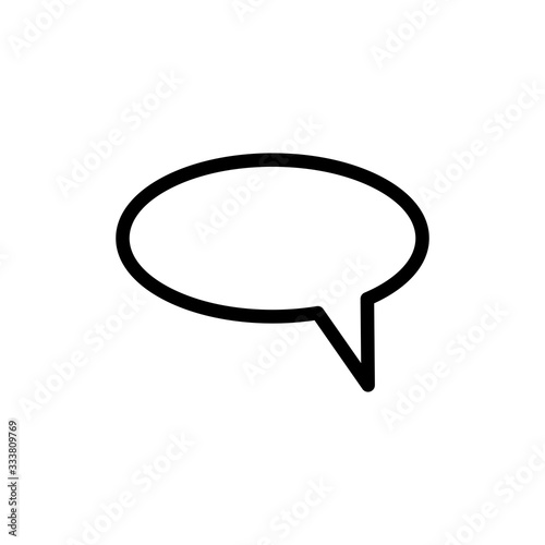 Vector illustration, bubble speech icon design