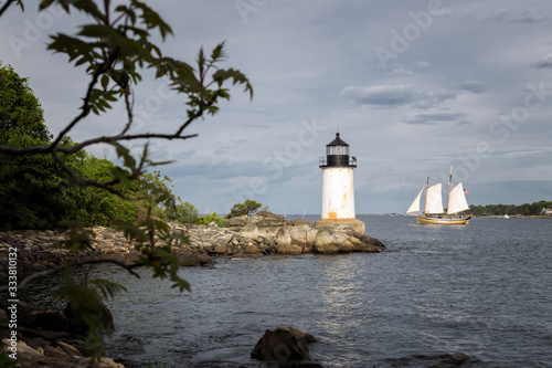 Wallpaper Mural Winter Island Lighthouse in Salem, Massachusetts Torontodigital.ca