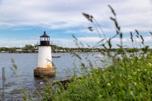 Winter Island Lighthouse in Salem  Massachusetts