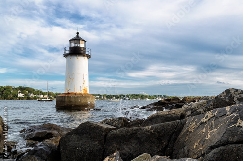 Winter Island Lighthouse in Salem  Massachusetts