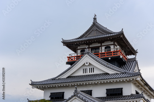 写真素材：川之江城、城、天守閣、日本