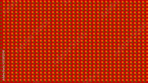 Geschenk - Papier Würfel orange bunt