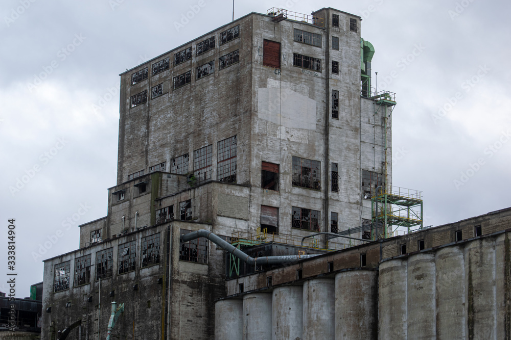 old industrial buildings in harbour old industrial buildings in harbour