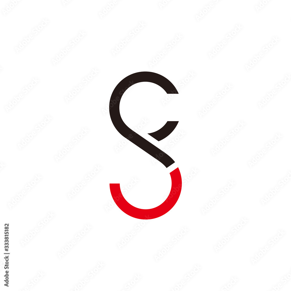 letter fu simple geometric loop line design symbol logo vector letter fu simple geometric loop line design symbol logo vector