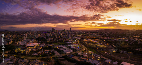 Canvas-taulu Brisbane City at Sunset