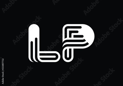 L P Initial Letter Logo design vector template, Graphic Alphabet Symbol for Corporate Business Identity