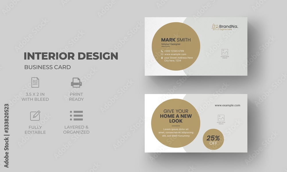 Interior Design Business Card Template Interior Design Business Card Template