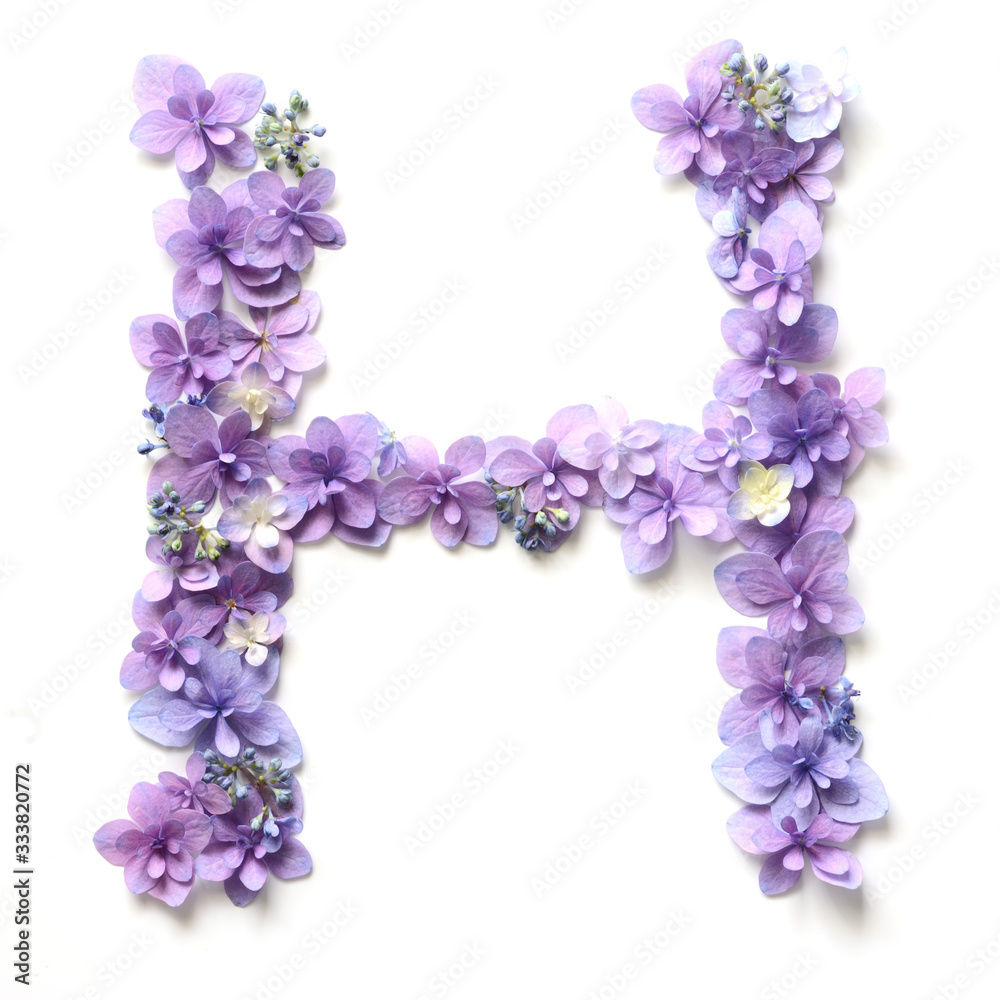 Flower alphabet Flower alphabet