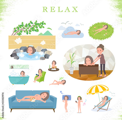 flat type nude women_relax