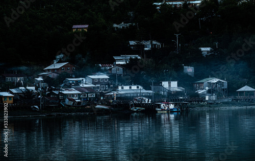 marina at night