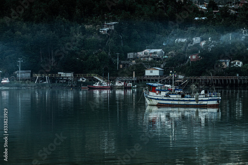 marina at night