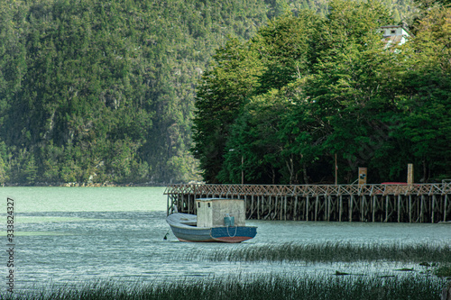 boat on the river
