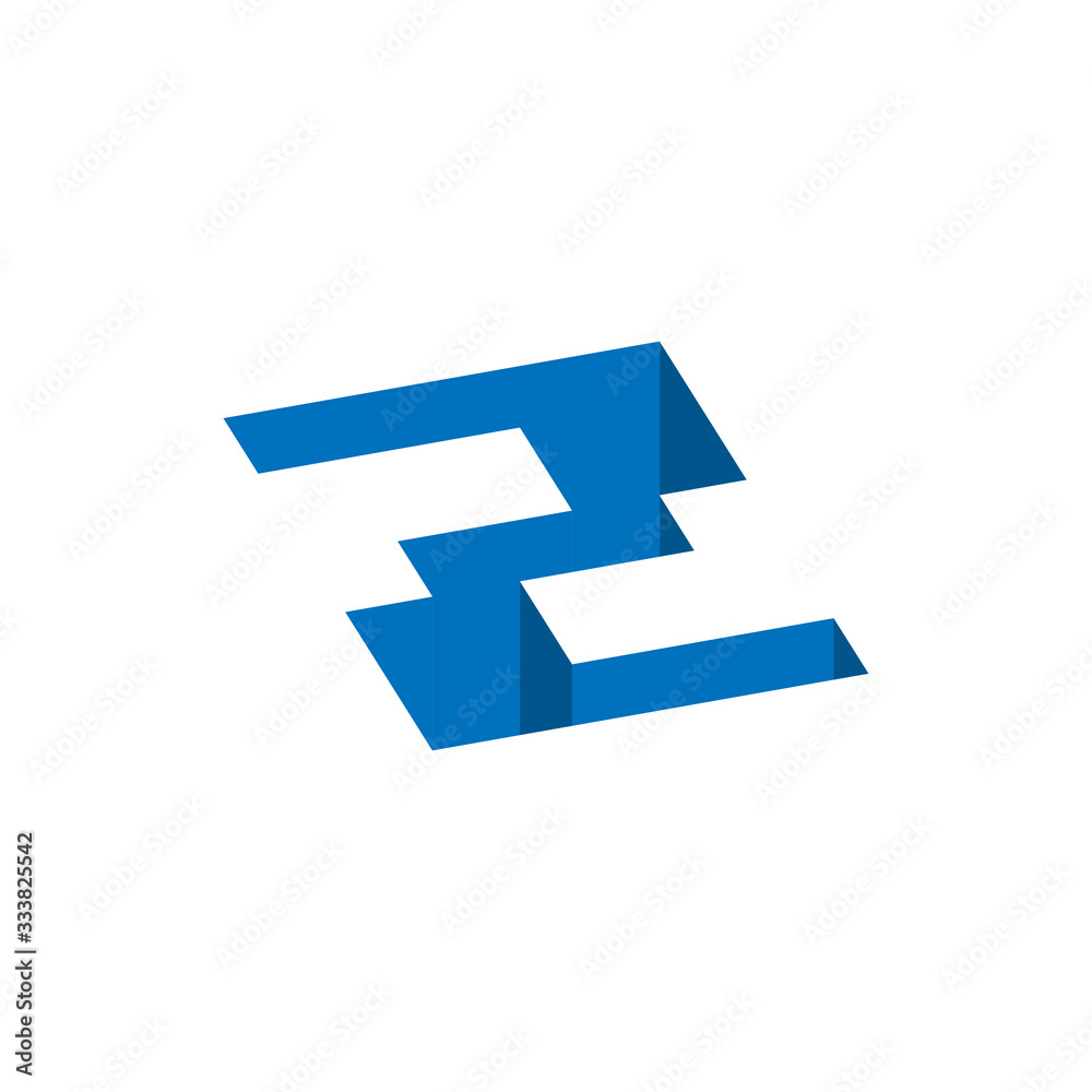 initial letter z hole logo vector initial letter z hole logo vector