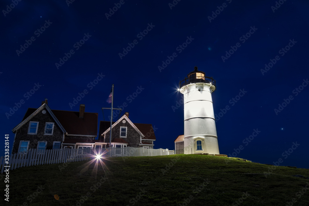 Nobska Lighthouse in Falmouth Massachusetts