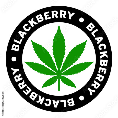 Round Blackberry Marijuana Strain Clipart