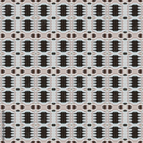 repeatable seamless pattern background design with very dark green, pastel gray and pastel brown colors. can be used for fashion textile, fabric prints and wrapping paper